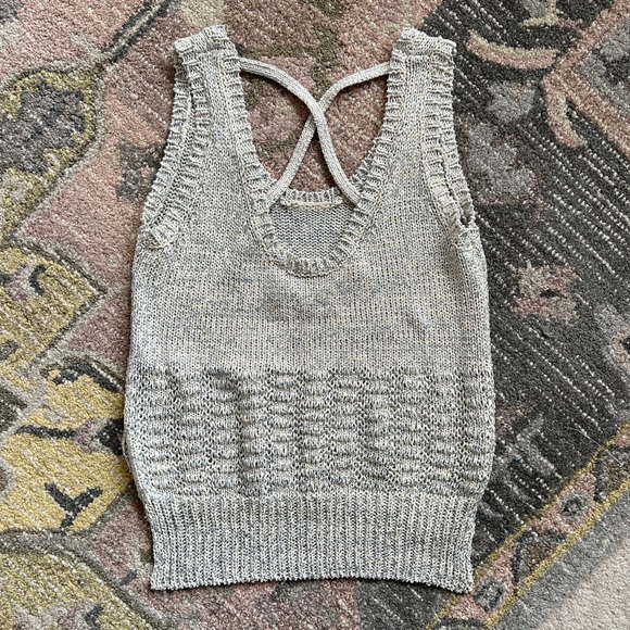 Rebecca Minkoff Metallic Detail Sweater Vest - Picture 10 of 15